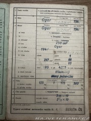 Jawa 250 Ogar typ 4 1948