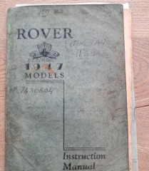 Ostatní značky Ostatní modely Rover 16 P2 1947