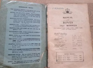 Ostatní značky Ostatní modely Rover 16 P2 1947
