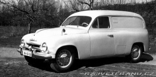 Škoda 1201 dodávka 1957