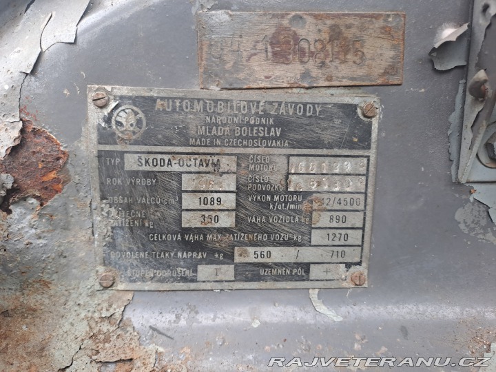 Škoda Octavia 1964
