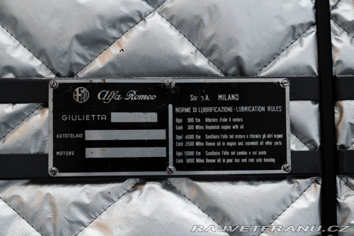 Alfa Romeo Giulietta BR Spider Veloce model 10 1961