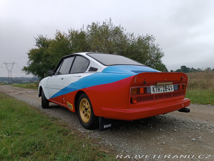 Škoda 110 Sportovní auto 1974