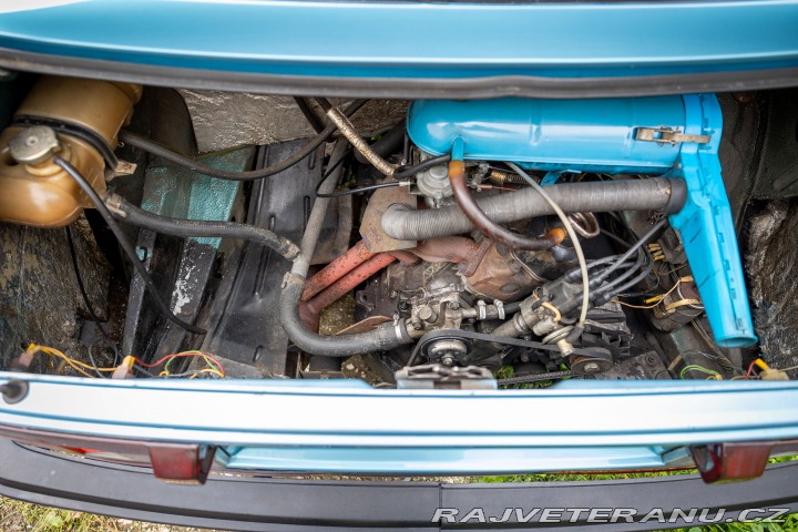 Škoda 130 RAPID TUZEX MODRÁ METAL 1986