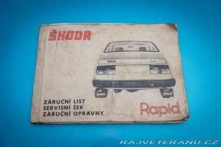 Škoda 130 RAPID TUZEX MODRÁ METAL 1986