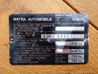Simca Ostatní modely Talbot Rancho 1981
