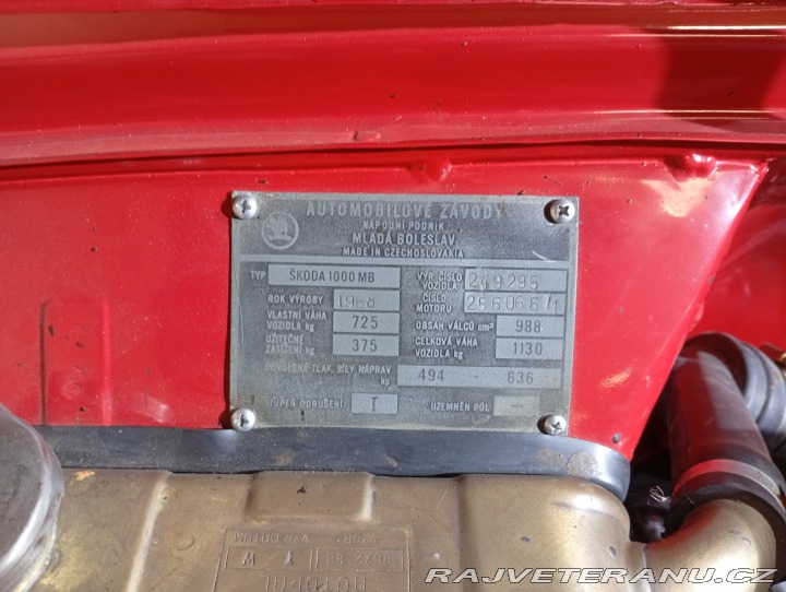 Škoda 1000 MB  1968