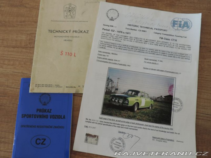 Škoda 110 Rallye 1971