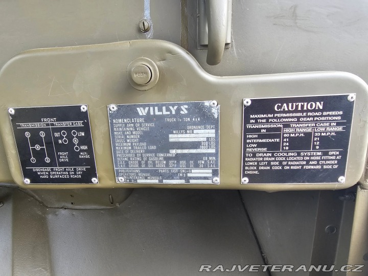 Jeep Willys MB WW2 1945