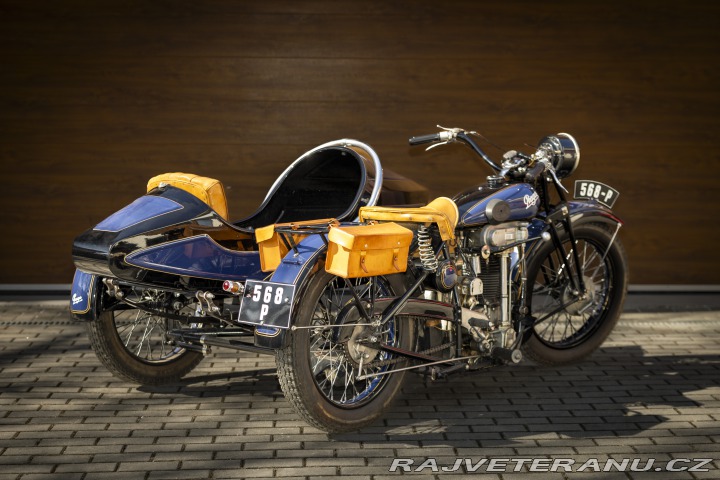 Praga BD 500 sajdkár 1929