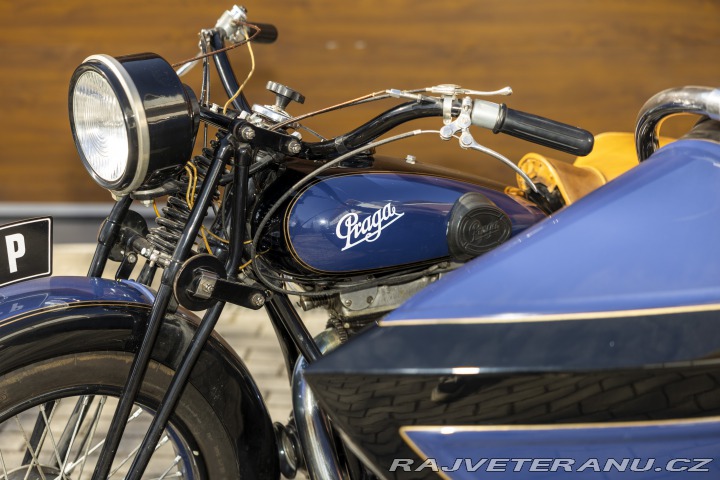 Praga BD 500 sajdkár 1929