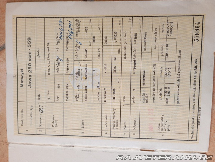 Jawa 250 559 1966
