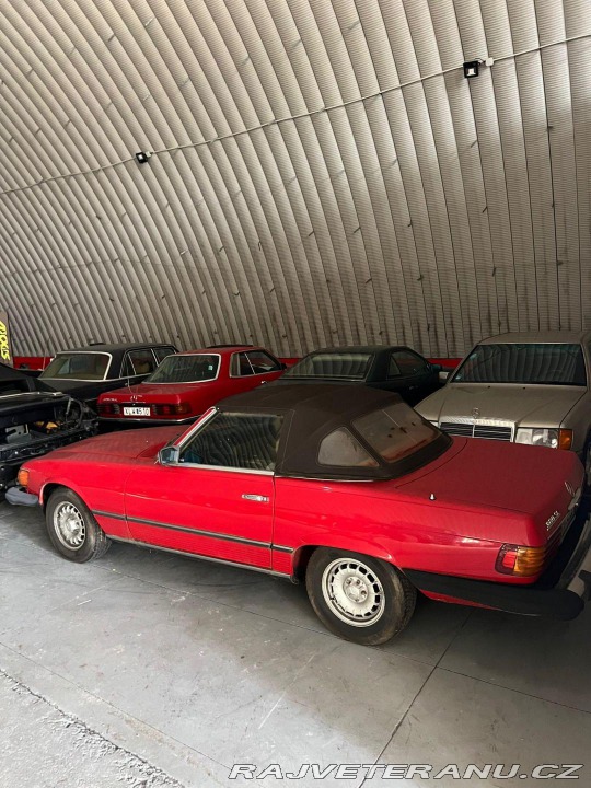 Mercedes-Benz SL 380 SL, NA BÍLÝCH SPZ 1981