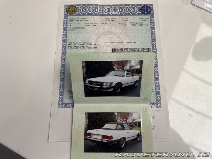 Mercedes-Benz SL 560 1987