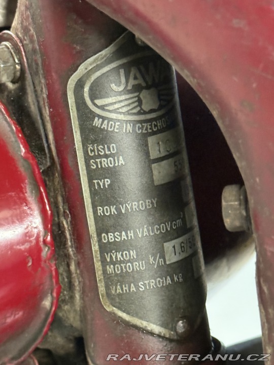 Jawa 50 550 Pařez 1958