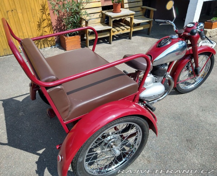 Jawa 250 Pérák rikša 1952