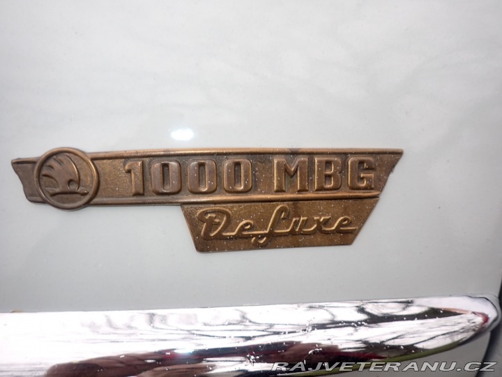 Škoda 1000 MB MBG De Luxe 1968