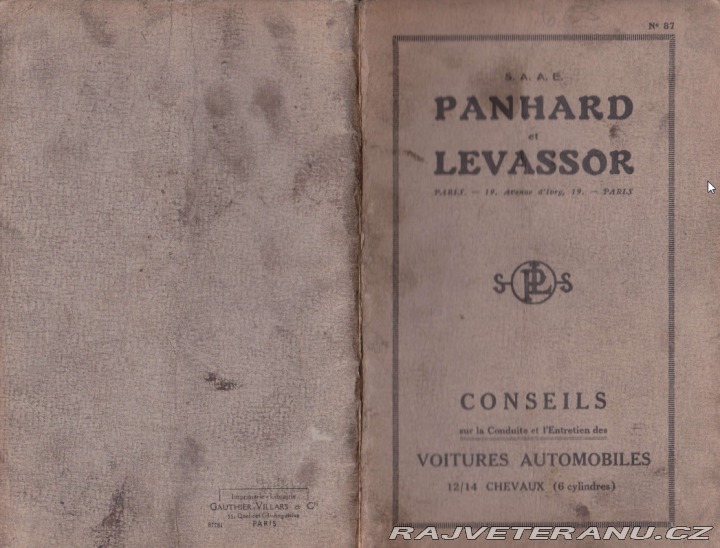 Ostatní značky Ostatní modely Panhard & Levassor X63 1929