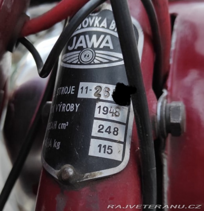 Jawa 250 Pérák 1948