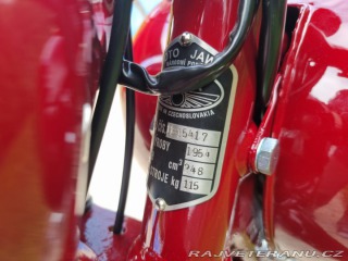 Jawa 250 pérák 1954