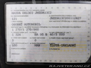 Mazda 121 DA13C2 1988