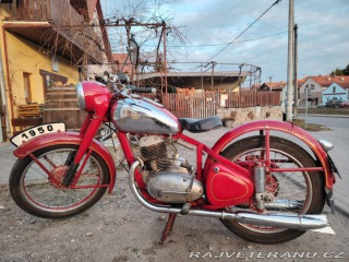 Jawa 250 pérák 1950