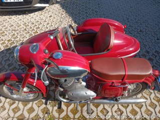 Jawa 350 Sidecar velorex 1956
