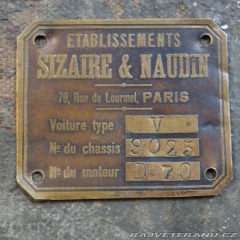Ostatní značky Ostatní modely SIZAIRE&NAUDIN model V 1914