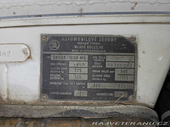 Škoda 1000 MB 1965