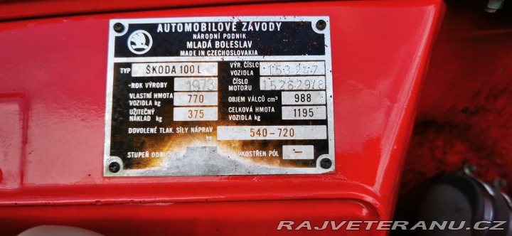 Škoda 100 replika Š 120 S Rallye 1973