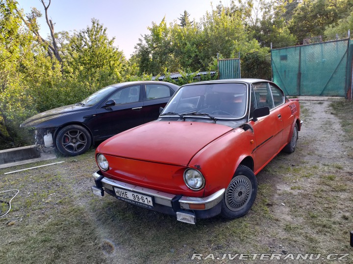 Škoda 110 R +mnoho náhradních dílů 1972