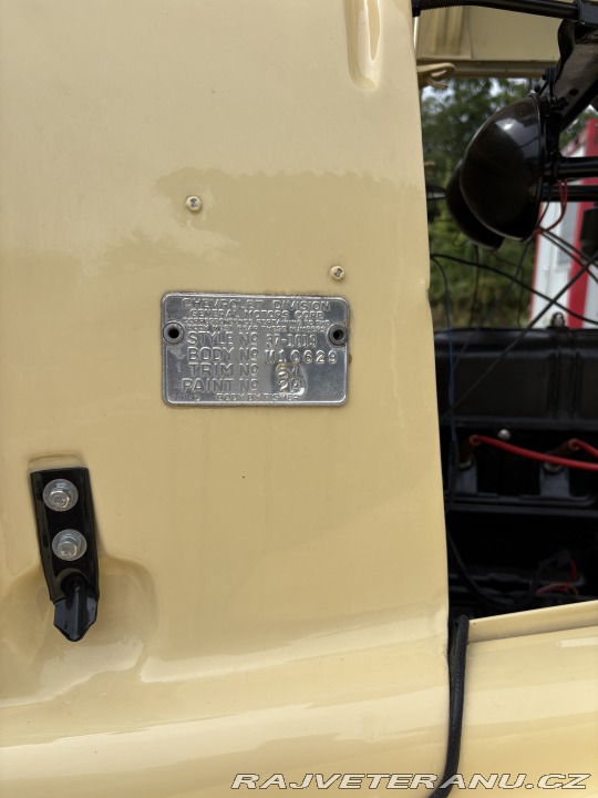 Chevrolet Ostatní modely ANDERE/MASTER DE LUXE 1937