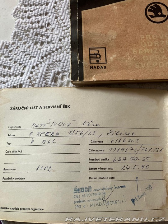 Škoda Favorit TMBADA200 1989