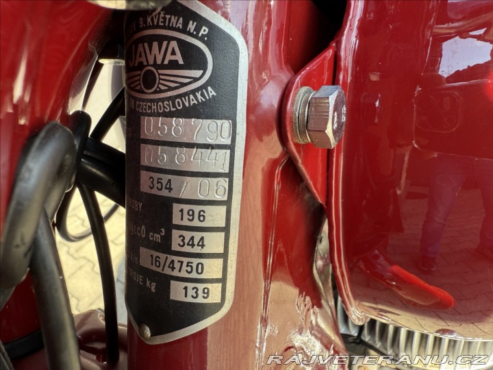 Jawa 350 Jawa 350/354 Kývačka 1956