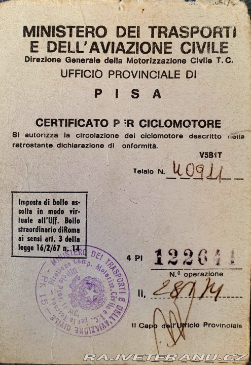 Piaggio Vespa 50 SPECIAL 1974