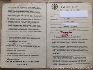 ČZ 250 TYP 471 1974