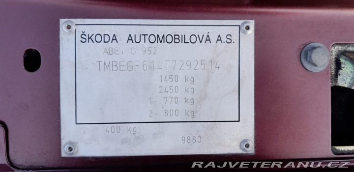 Škoda Felicia 1,6 GLX - NOVÁ CENA 1996