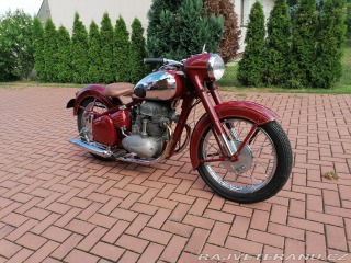 Jawa 500 OHC 00 ŠNEK 1952 LUCAS