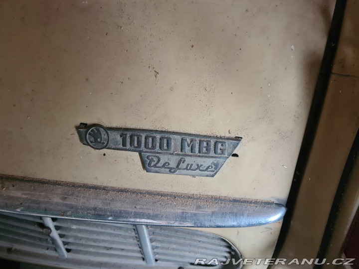 Škoda 1000 MB MBG De Luxe 1967