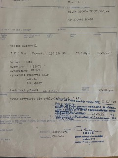 Škoda Favorit 136LS 1990
