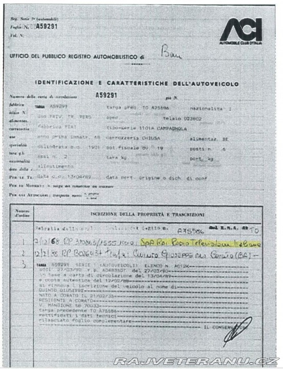 Fiat Campagnola 1101 A 1968