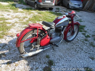 Jawa 250 pérák Zbrojovka 1949