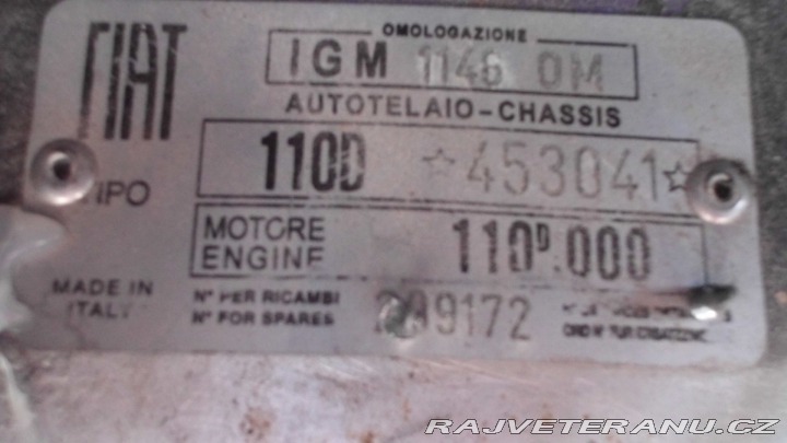 Fiat 500 500D Trasformabile protiv 1963