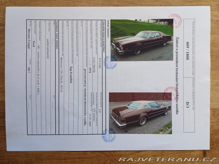 Mercury Cougar XR7 1974