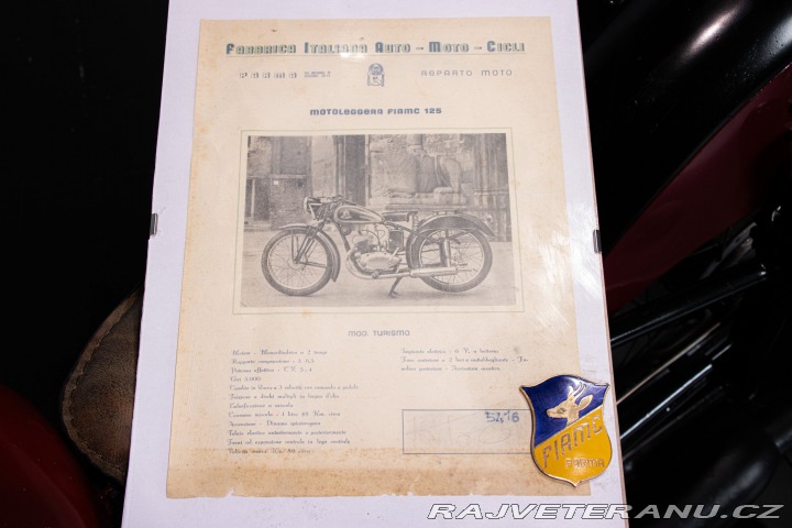 Ostatní značky Ostatní modely Fiamc 125 SPORT 1952