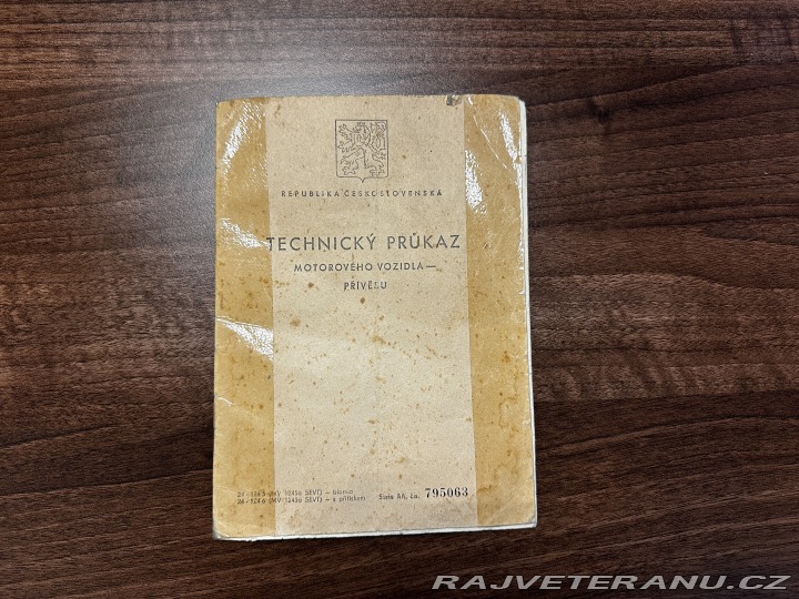 ČZ 175 502 Prase, původní TP 1961