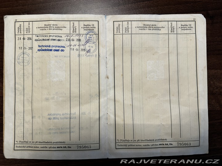 ČZ 175 502 Prase, původní TP 1961