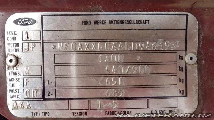 Ford Escort MK III 1984