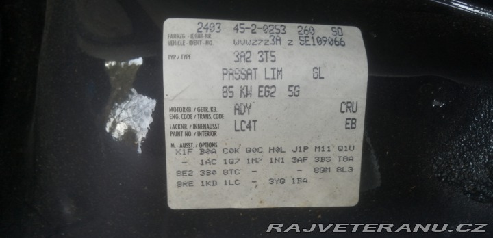 Volkswagen Passat 2.0 GL 1994