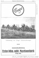 Praga Ostatní modely R reflektor 1914